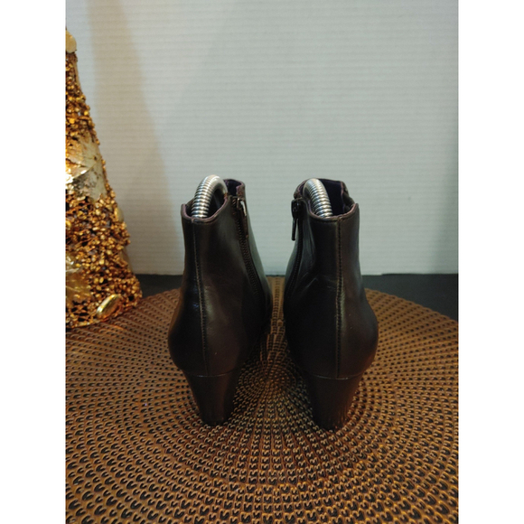Vaneli Laban Leather Wedge Boots Size 5.5M - Picture 5 of 8